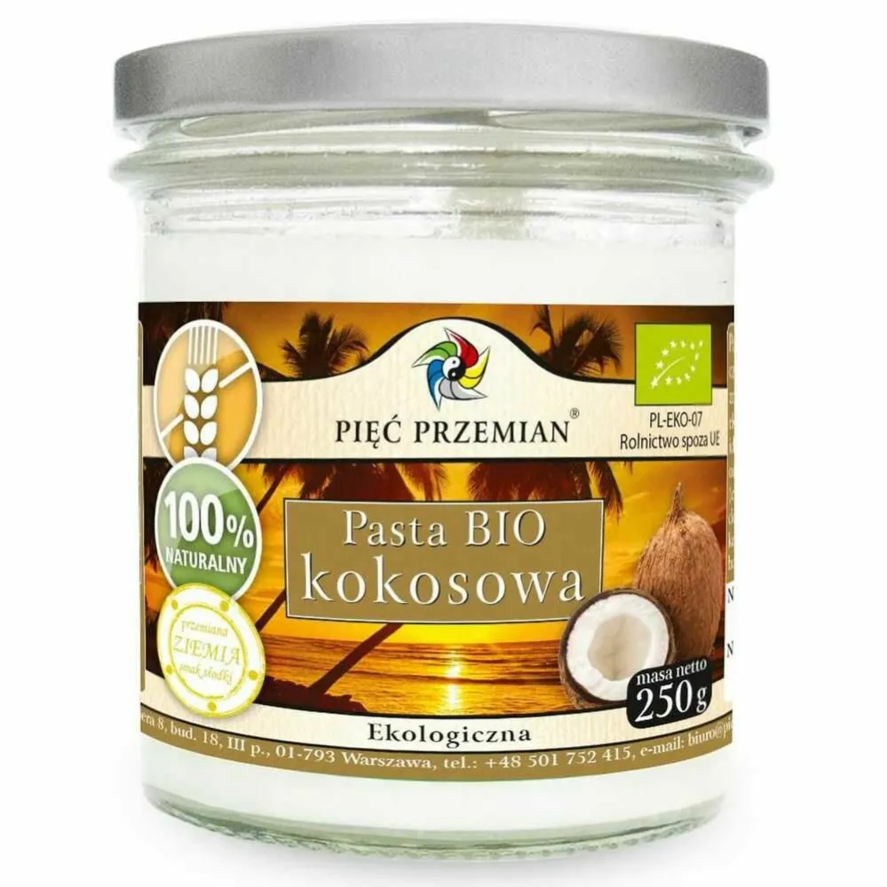 Pasta Kokosowa Bezglutenowa Bio 250 g – Simpatiko