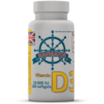 Witamina D3 10000IU 180kapsułek żelowych Navigator Supplements