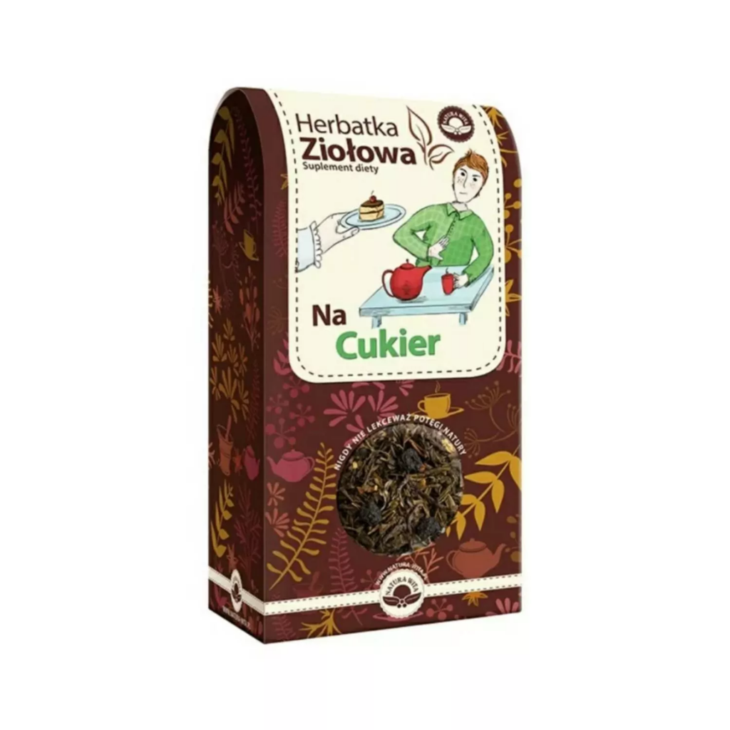 Herbatka ziołowa na cukier, 100 g Natura Wita