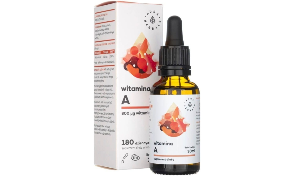 Witamina A FORTE 30 ml Aura Herbals