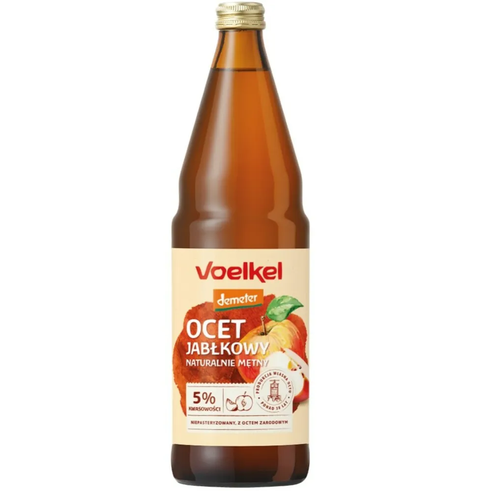 Ocet Jabłkowy Niepasteryzowany Niefiltrowany Bio DEMETER 750 ml – Voelkel