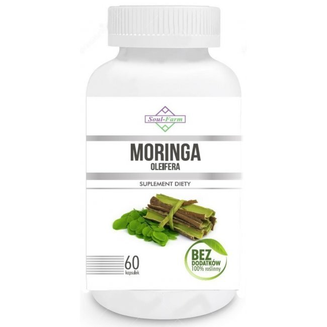 Moringa ekstrakt 400 mg 60 kapsułek Soul Farm