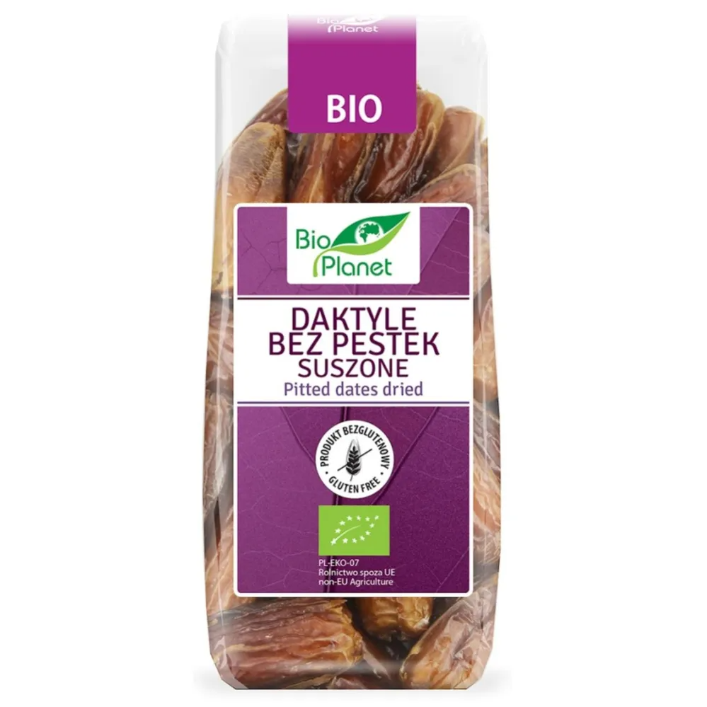 Daktyle Bez Pestek Suszone BGL 400 g Bio Planet