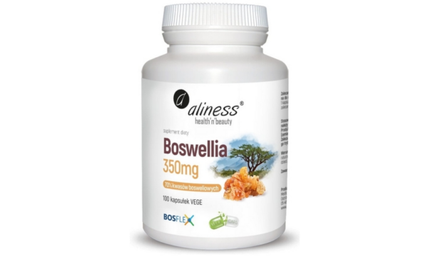 Boswellia 350 mg (70%/10%) 100 kapsułek Aliness