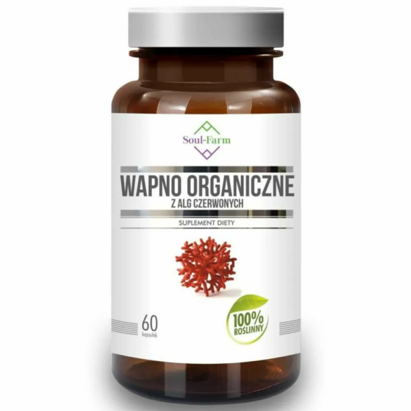 Wapno Organiczne z Alg Czerwonych 60 kapsułek vege Soul Farm