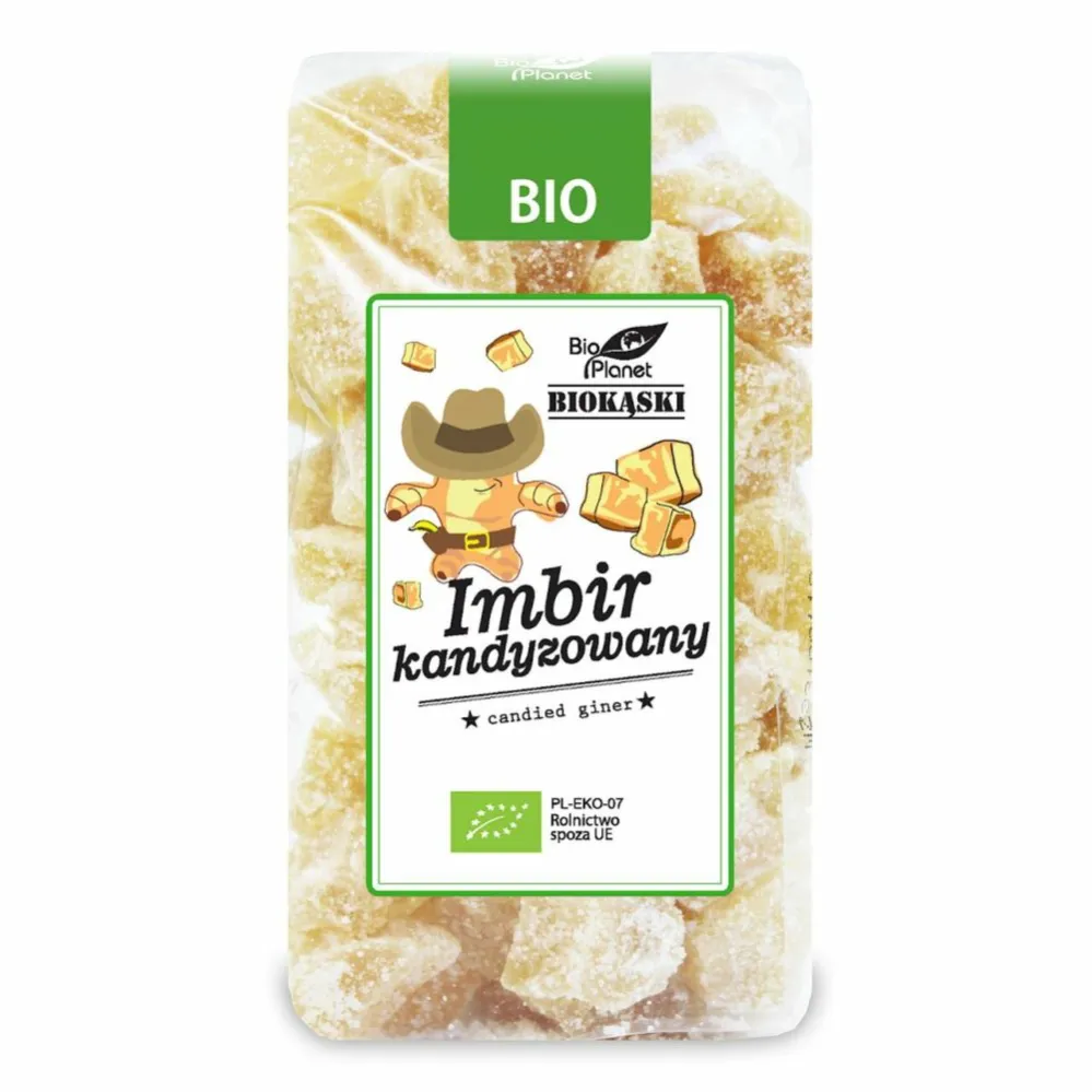 Imbir Kandyzowany Bio 400 G – Bio Planet