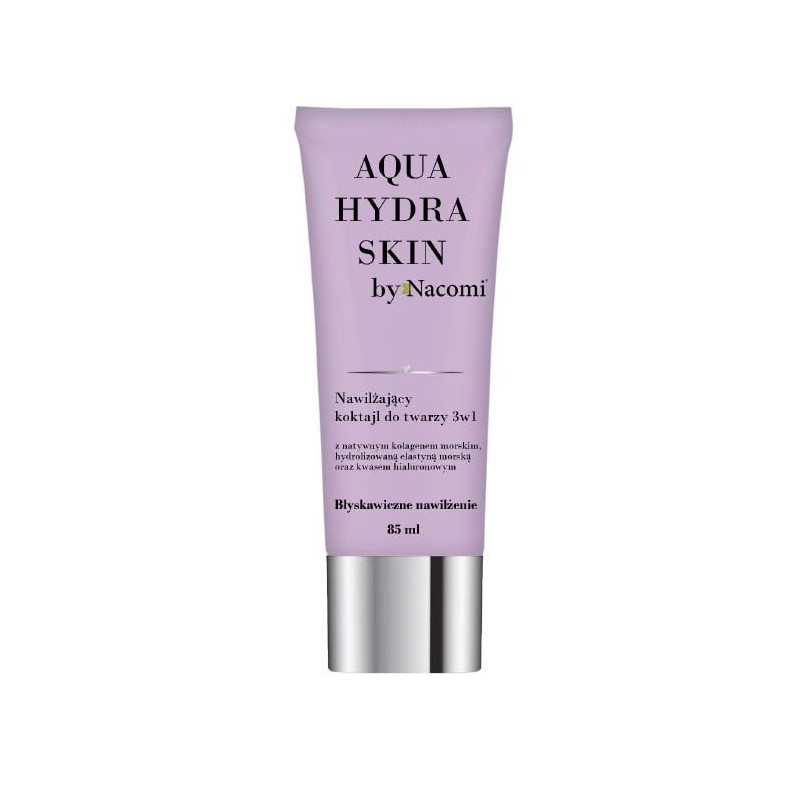 Nacomi Aqua Hydra Skin Moisturizing Face Cocktail Nawilżający Koktajl do Twarzy 3w1 85ML