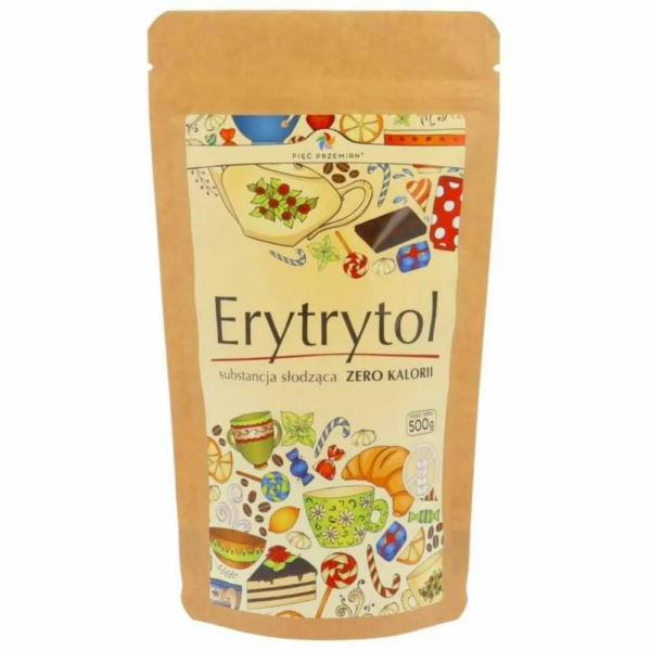 Erytrytol 500 g Pięć Przemian