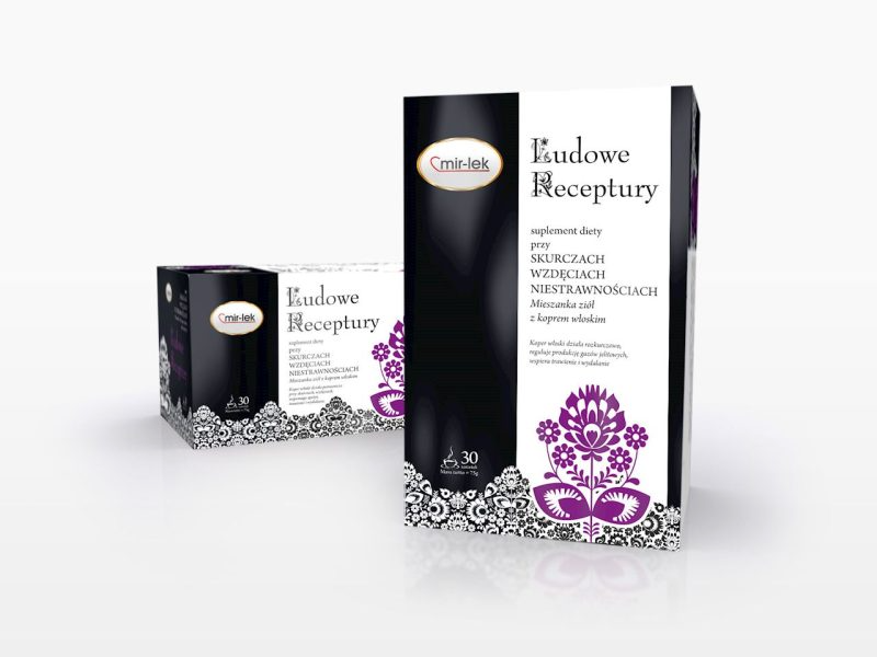 Ludowe Receptury Skurcze Wzdęcia 30sasz. Mir-Lek