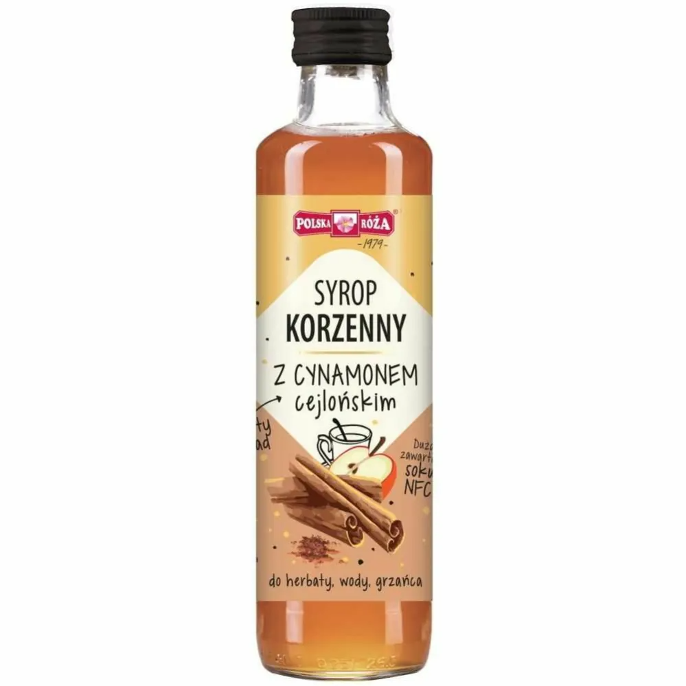 Syrop Korzenny z Cynamonem Cejlońskim 250 ml Polska Róża