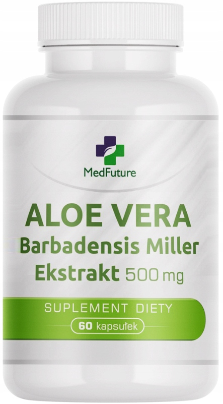 Aloe Vera Extrakt 500 mg 60 kapsułek MedFuture