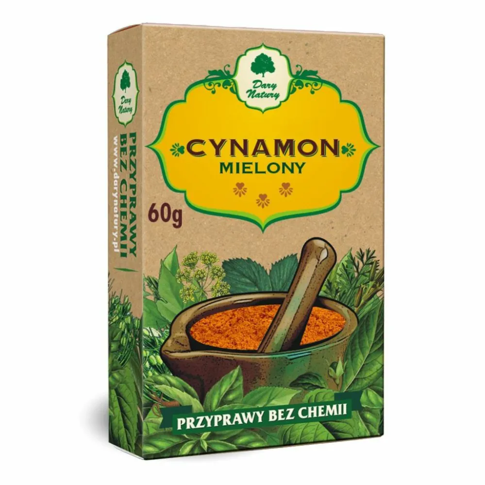 Cynamon Mielony 60 g Dary Natury