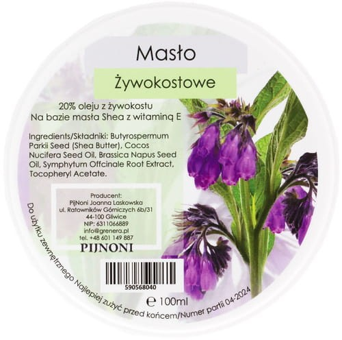 Masło Żywokostowe 100 g PijNoni