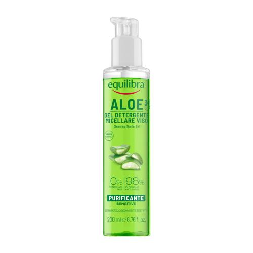 EQUILIBRA Aloesowy oczyszczający żel micelarny ALOE 3+, 200 ml