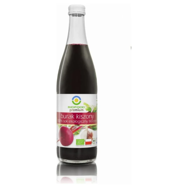 Sok z buraków kiszonych tłoczony NFC 500 ml Biofood Bio