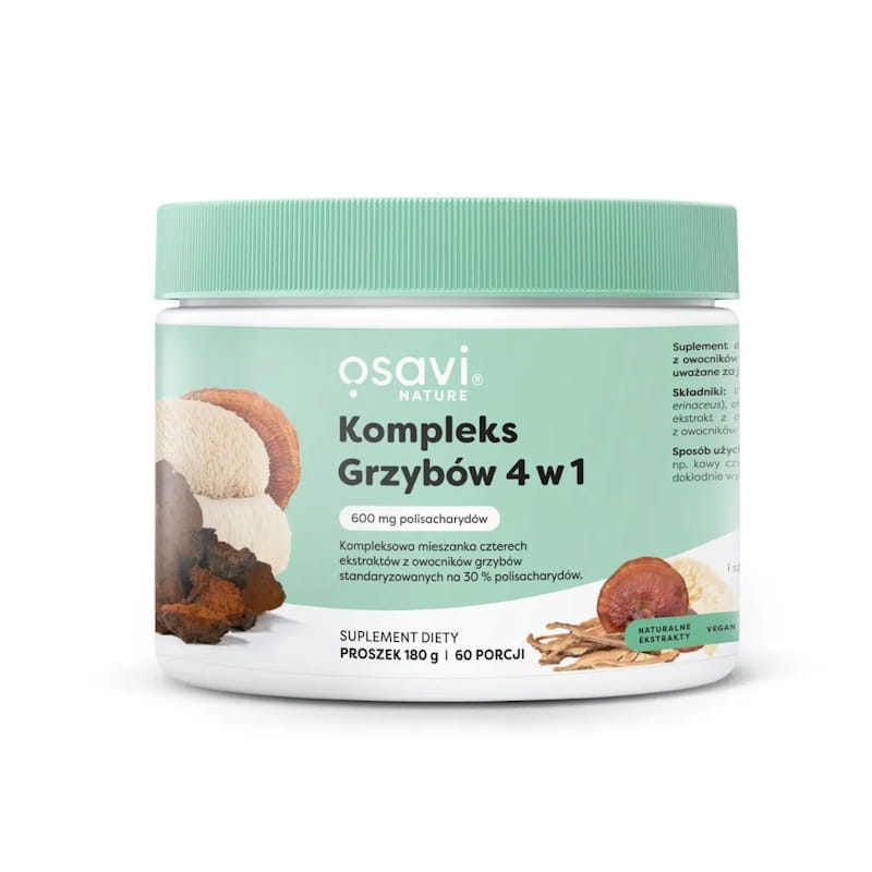 Kompleks Grzybów 4 w 1 – 180 gramów Osavi