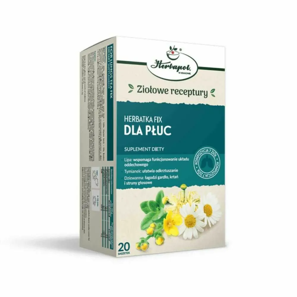 Herbatka Dla Płuc FIX 40 g (20x 2 g) Herbapol Kraków
