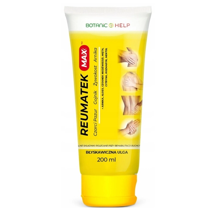 Botanic Help Reumatek Max żel do masażu, 200 ml