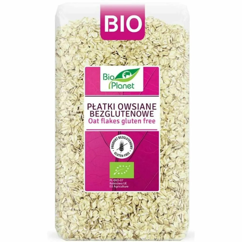 Płatki Owsiane Bezglutenowe Bio 600 g Bio Planet