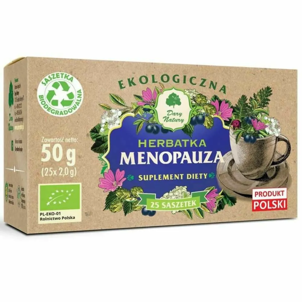 Herbatka Menopauza Eko 50 g (25x 2 g) Dary Natury
