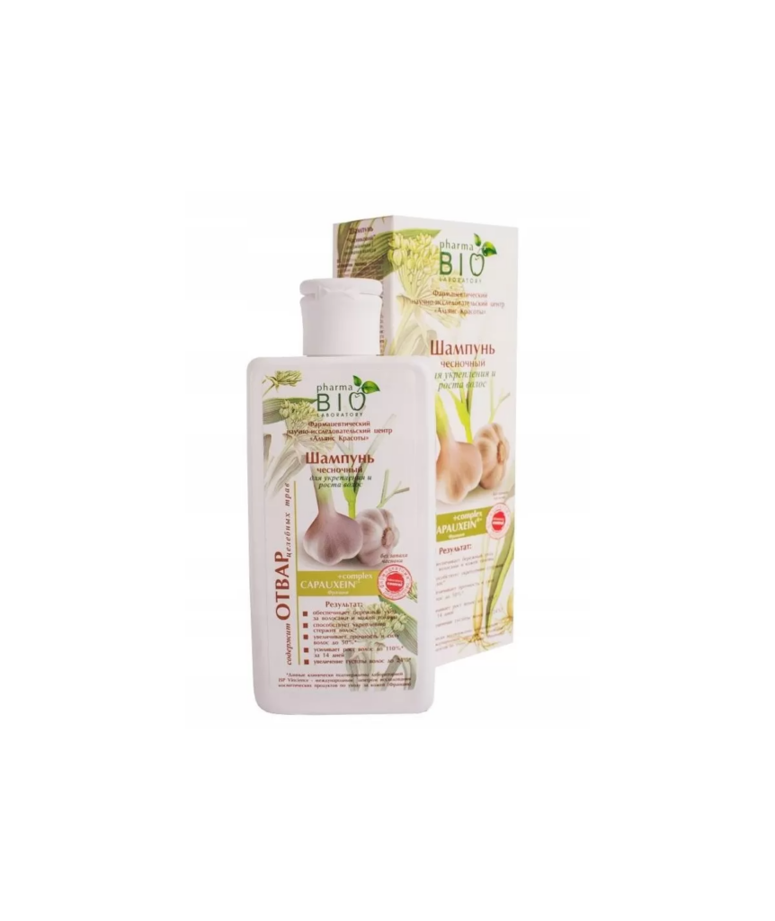 Szampon wzmacniający włosy Czosnkowy BioPharma 200 ml