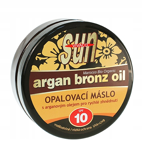 SUN Argan Bronz Oil masło do opalania z ekologicznym olejem arganowym SPF 10 Vivaco