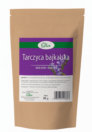 Tarczyca bajkalska krojony korzeń 50 g Flos