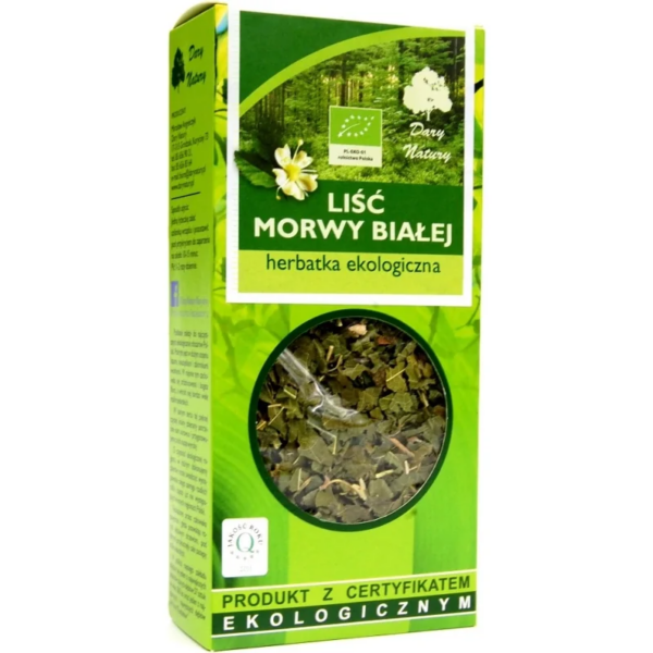 Herbatka Morwa Biała liść 50 g Dary Natury Bio