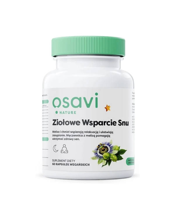 Ziołowe Wsparcie Snu 60 kaps. vege Osavi