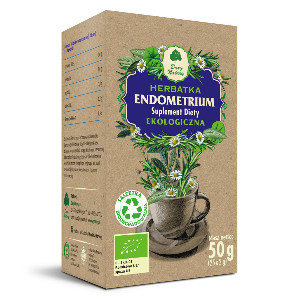 Herbatka Endometrium fix BIO 25*2 g Dary Natury
