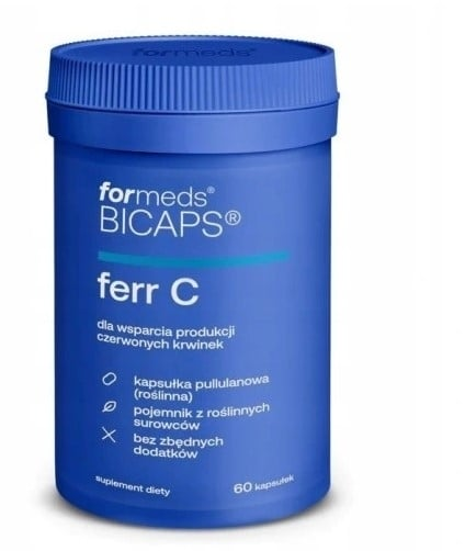Bicaps Ferr C 60 kapsułek Formeds