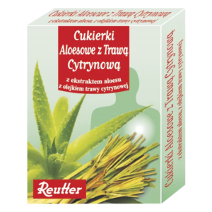 Reutter, Cukierki aloesowe z trawą cytrynową, 50 g