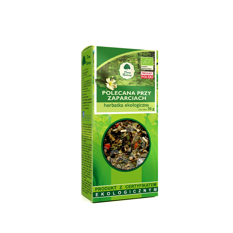 Herbatka polecana przy zaparciach 50 g BIO Dary Natury