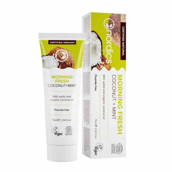 Pasta Do Zębów Morning Fresh Bez Fluoru Eco 75 ml Nordics