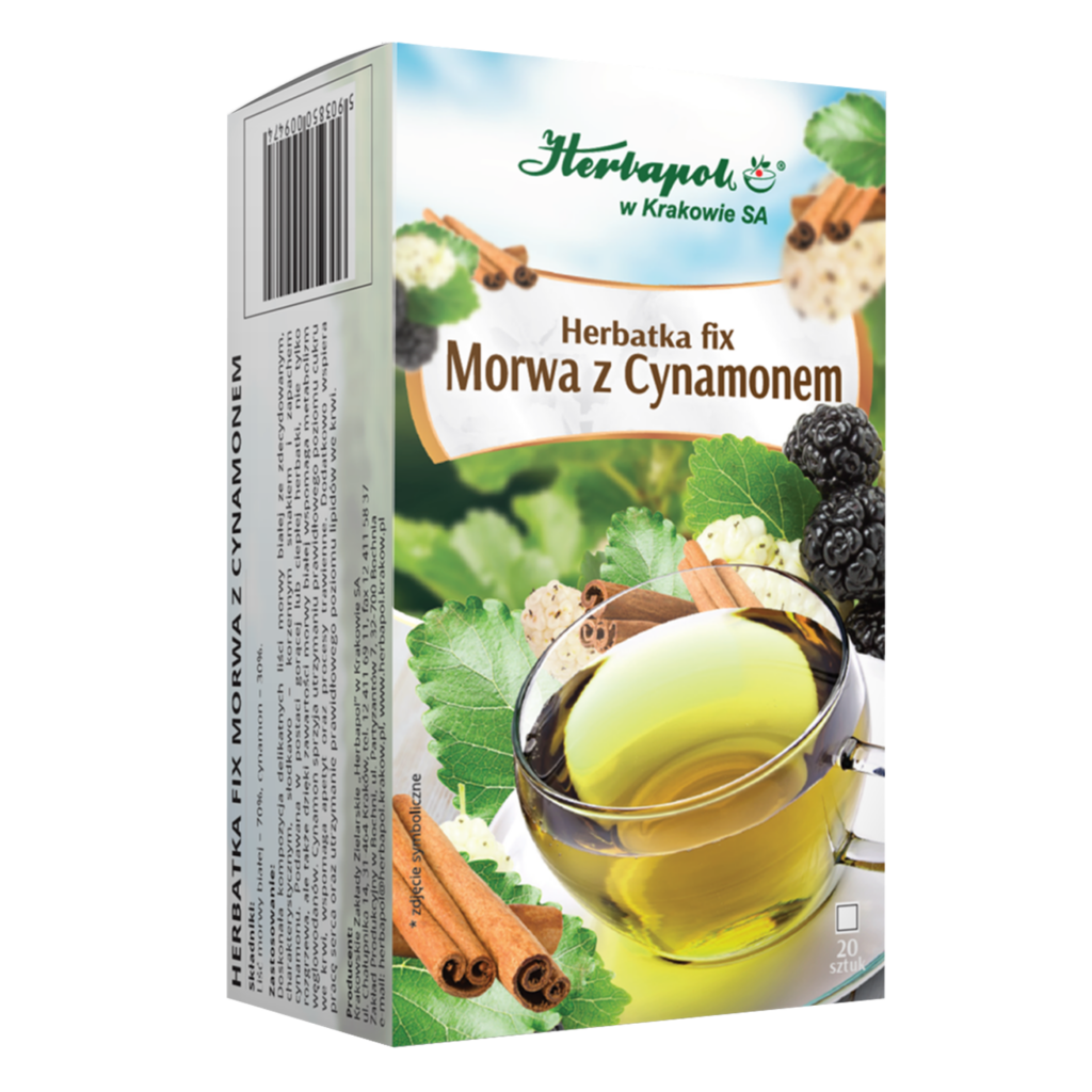 Herbapol Morwa z Cynamonem, herbatka fix, 2 g x 20 saszetek