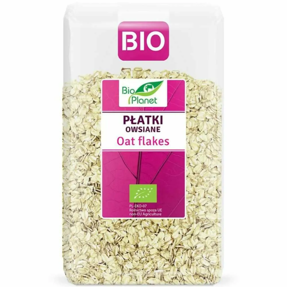 Płatki owsiane BIO 600 g Bio Planet