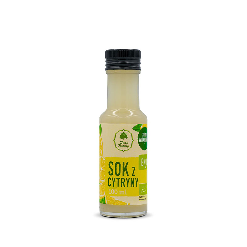 Sok z cytryny BIO 100 ml Dary Natury