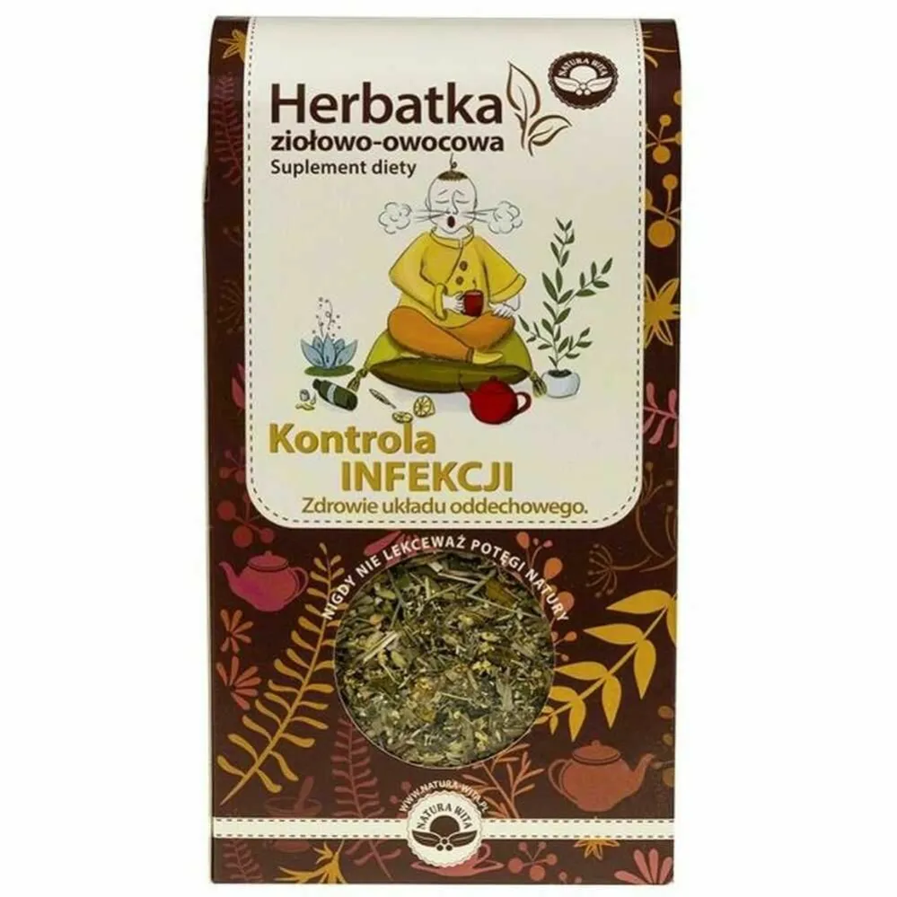 Herbatka Ziołowo-Owocowa Kontrola Infekcji 80 g Natura Wita