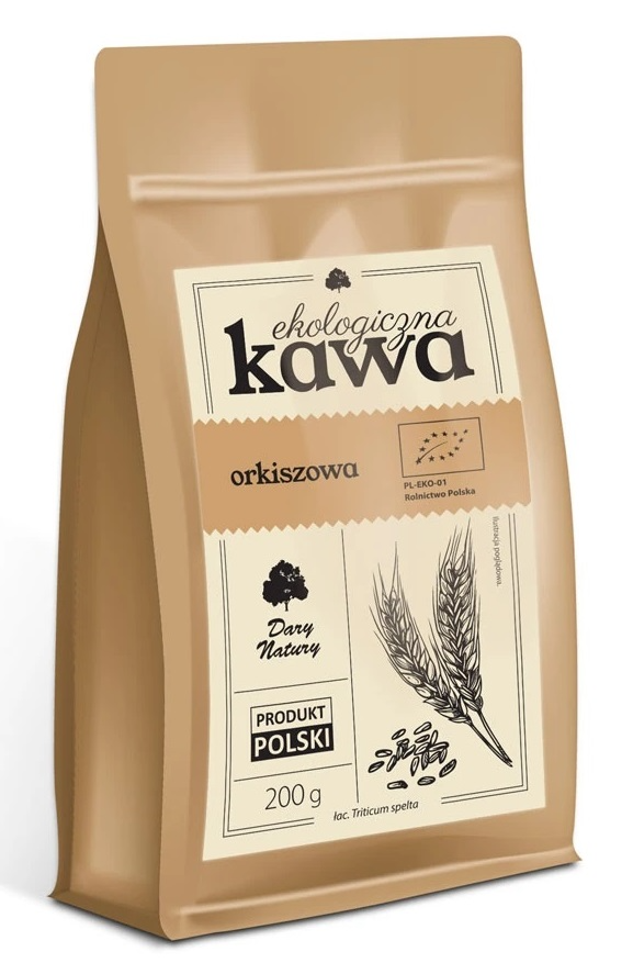 Kawa Zbożowa Orkiszowa BIO 200 g Dary Natury