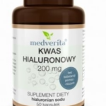 Medverita Kwas hialuronowy 200 mg 60 kapsułek