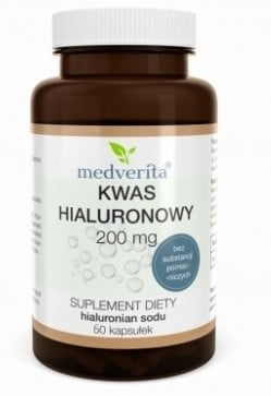 Medverita Kwas hialuronowy 200 mg 60 kapsułek