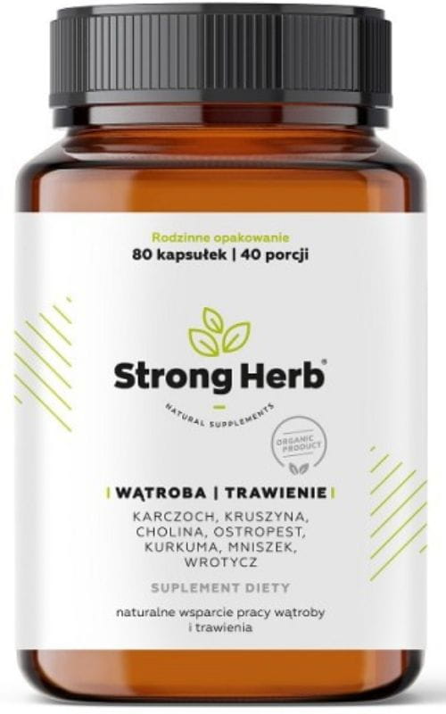 Wątroba i Trawienie 80 kapsułek Strong Hemp
