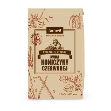 Koniczyna Czerwona Kwiat 50 g FarmVit