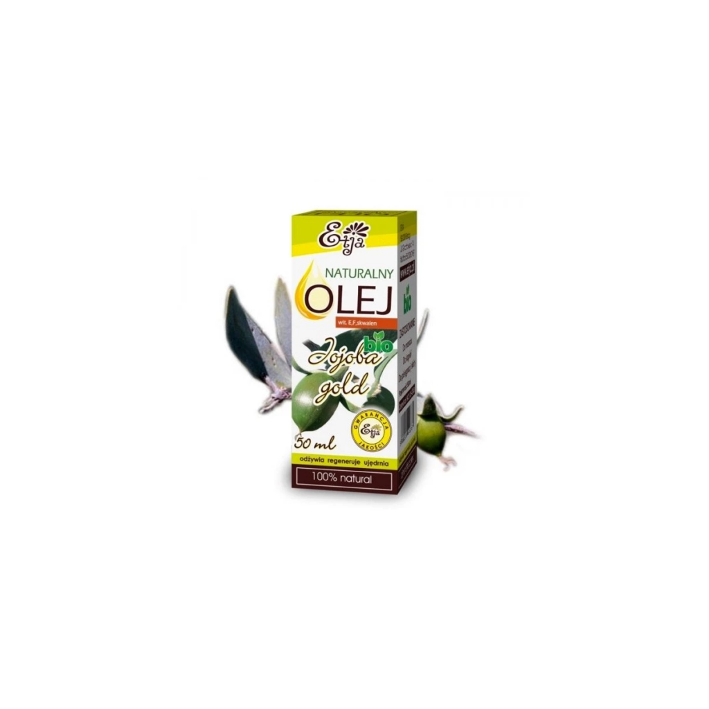 Olej Jojoba Gold Naturalny 100% Bio 50 ml Etja