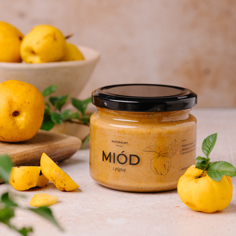 Miód z Pigwa 350 g Suszka