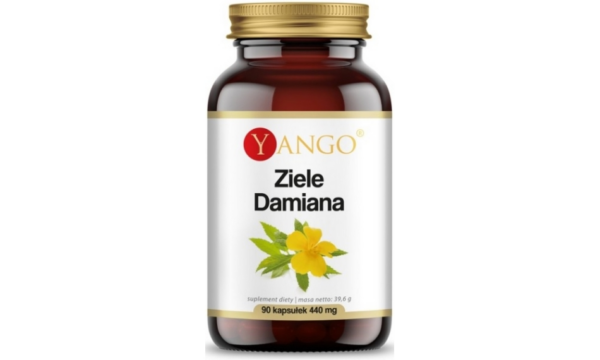 Ziele Damiana 350 mg 90 kapsułek Yango