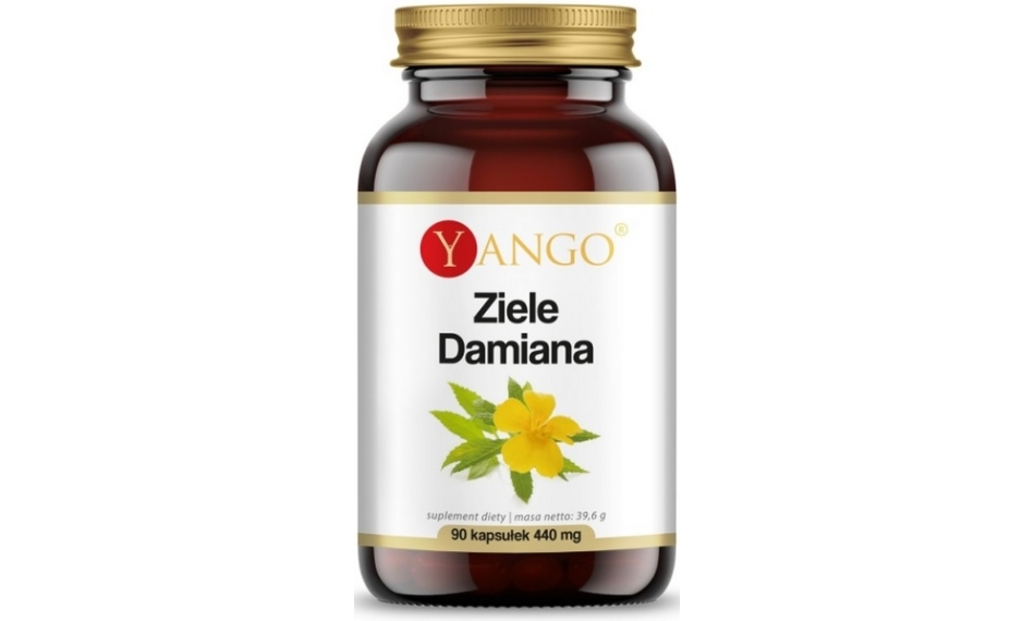 Ziele Damiana 440 mg 90 kapsułek Yango