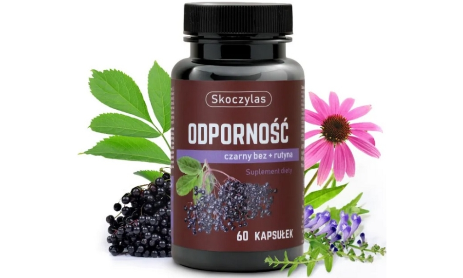 Odporność Czarny bez + Rutyna 60 kapsułek Skoczylas