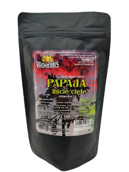Papaja liście cięte 100 g Proherbis