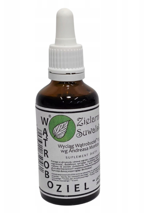 Nalewka Wątroboziel 1:5 50 ml suplement ziołowy wsparcie wątroby